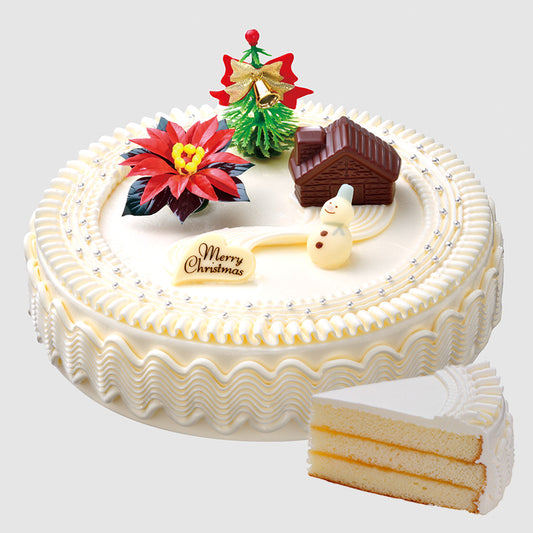 [21]クリスマス　ホワイトケーキ６号