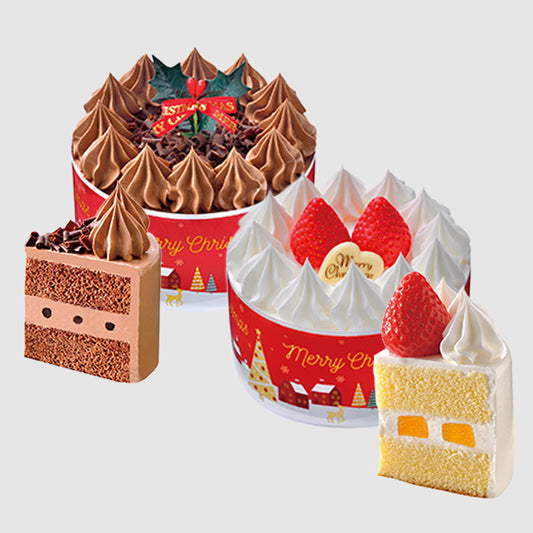[23]クリスマス　ペアケーキ